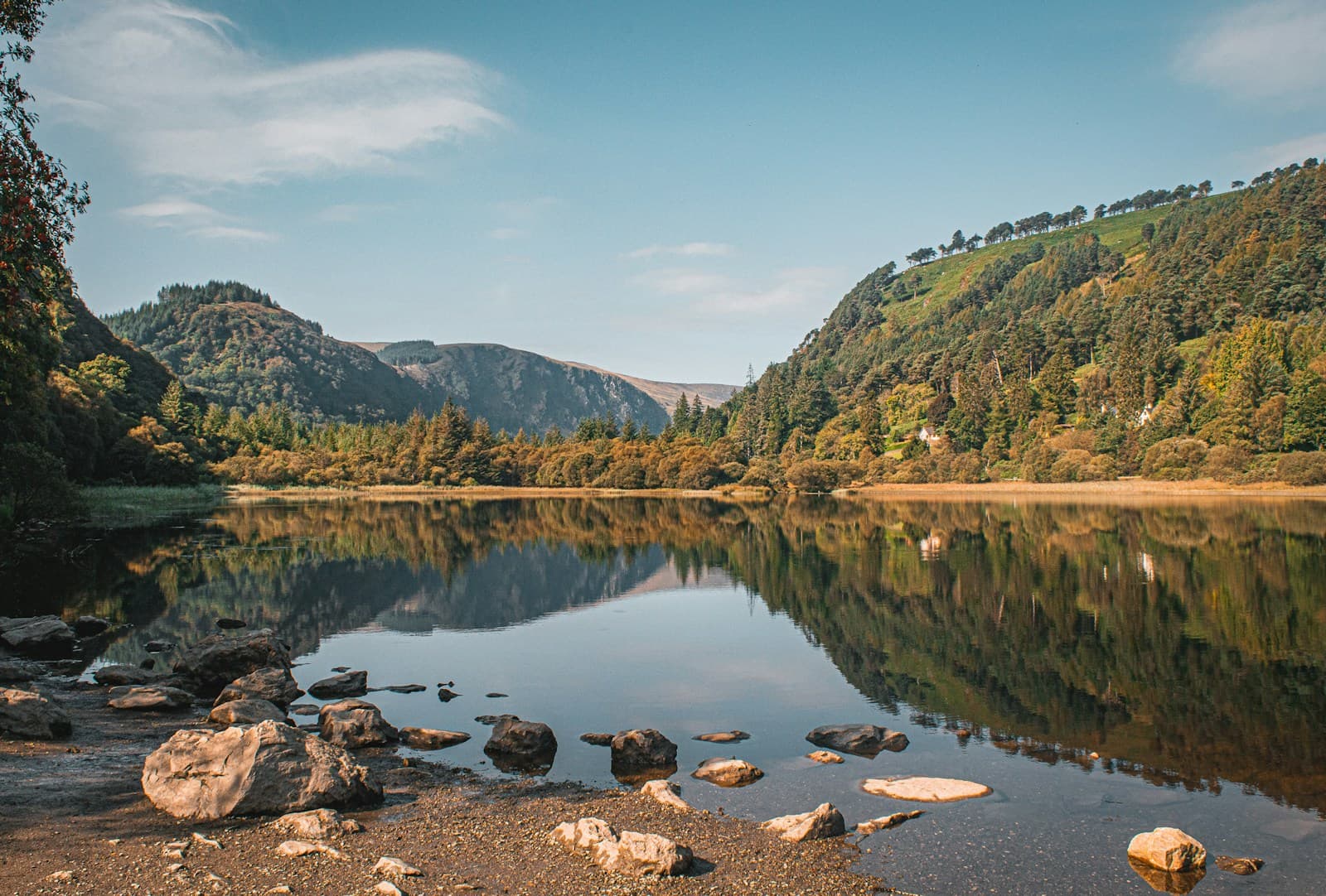 Lower Lake, Wicklow Mountains near Glendalough, Ireland