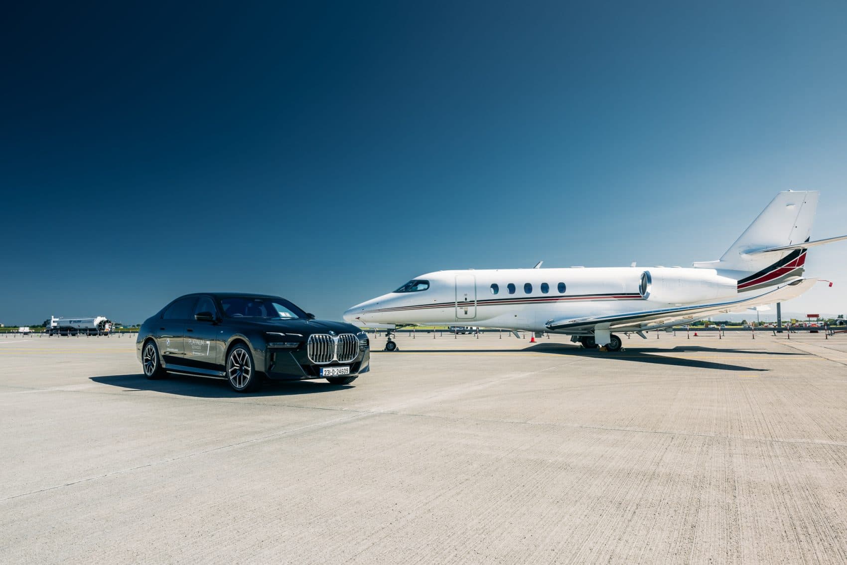 Private aircraft and premium ground transfer at Dublin Airport